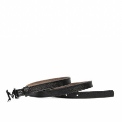 Women belt 42-1mc black caviar