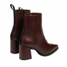 Ghete cu toc dama 1401 brown