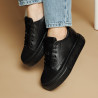 Women sport shoes 6083 black combined lifestyle