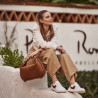 Women sport shoes 6088 white+beige lifestyle