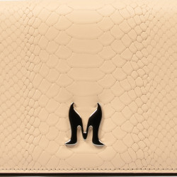 Women shoulder bag 029g 01 croco nude
