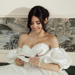 صندل نسائي 1352 ساتان أبيض lifestyle