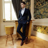 Men stylish, elegant shoes 985 brown lifestyle