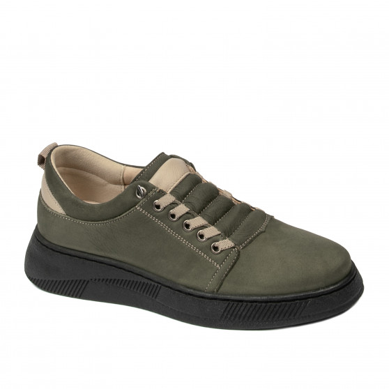 Teenagers stylish, elegant shoes 8006 bufo kaki combined
