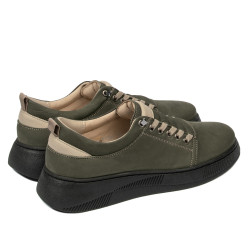 Teenagers stylish, elegant shoes 8006 bufo kaki combined