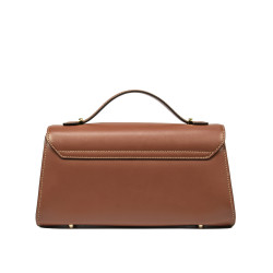 Women shoulder bag 041g brown cognac