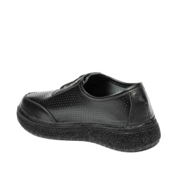 Women loafers, moccasins 6090 black