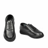 Women loafers, moccasins 6090 black