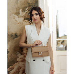 Women hand bag 039g mocha mousse