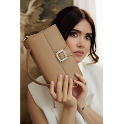Women hand bag 039g mocha mousse