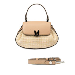 Women hand bag 042g  01biz nude+rafie