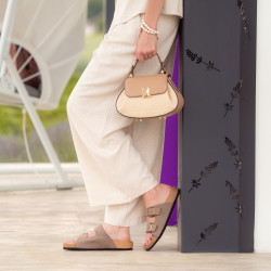 صنادل نسائية 5117 نابوك رملية lifestyle