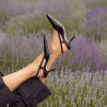 Women sandals 1344 black lifestyle