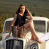 حقيبة نسائية للشاطئ 044g من الرافيا بلون الكاكاو lifestyle