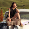 حقيبة نسائية للشاطئ 044g من الرافيا بلون الكاكاو lifestyle