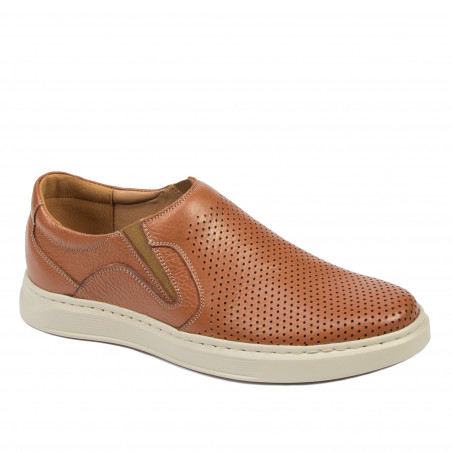 Men loafers, moccasins 971 brown