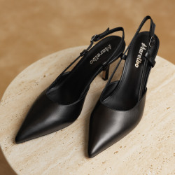 Women sandals 1344 black lifestyle