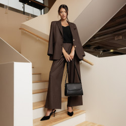 Women shoulder bag 040g 01 biz black