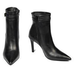 Ghete cu toc dama 1409-1 black
