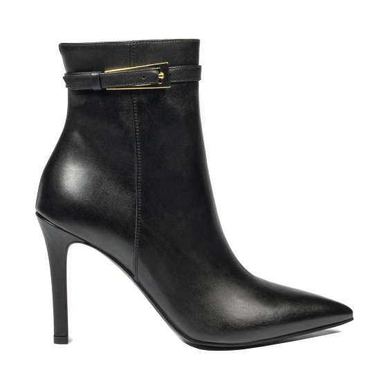 Ghete cu toc dama 1409-1 black