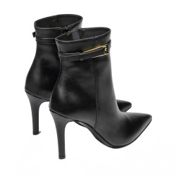 Ghete cu toc dama 1409-1 black