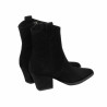 Ghete cu toc dama 1411 black velour