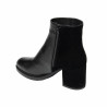 Ghete cu toc dama 1406 black combined