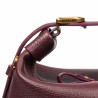 Women hand bag 037-1g burgundy