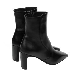 Ghete cu toc dama 1408 black
