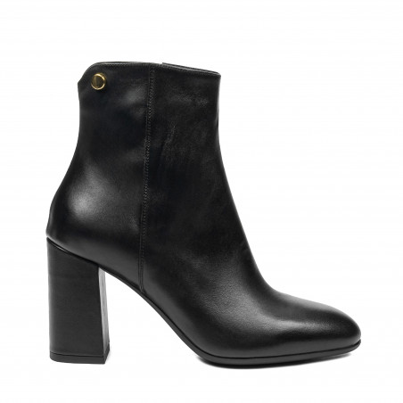 Ghete cu toc dama 1407 black