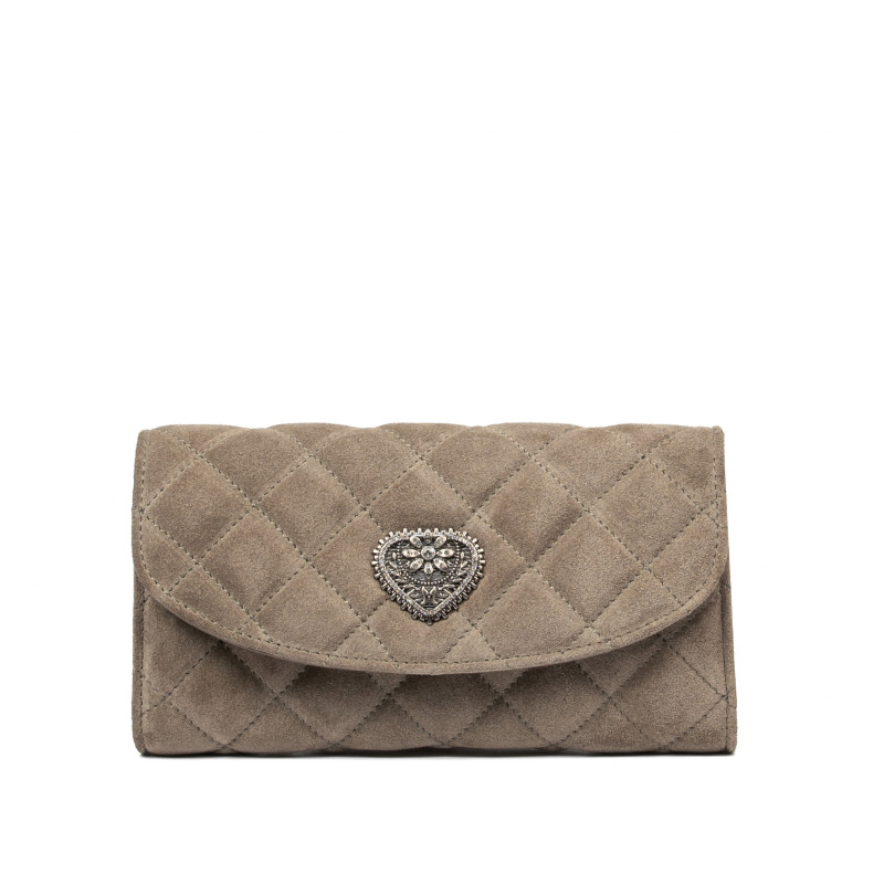 Women shoulder bag 048g 01 suede sandstone