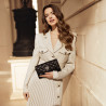 حقيبة كتف للسيدات 048g 01 أسود كافيار lifestyle
