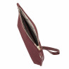 Women hand bag 211g burgundy camoscio