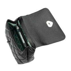 Women shoulder bag 049g 01 black caviar