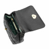 Women shoulder bag 049g black caviar