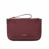 Women hand bag 211g burgundy camoscio
