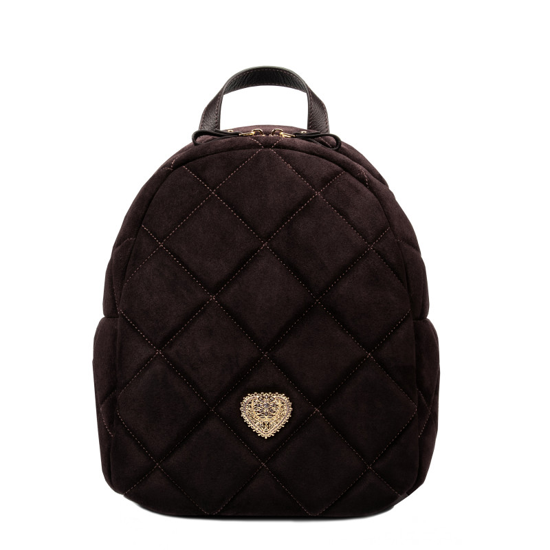 Women backpack 307g suede coffee