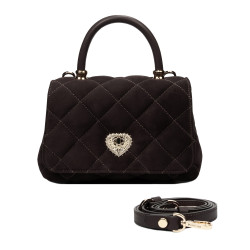 Women shoulder bag 049g camoscio espresso