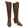 Cizma cu toc dama 1412 biz chocolate