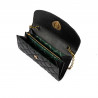 Women shoulder bag 048g black caviar