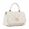 Women shoulder bag 049g panna safiano