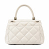 Women shoulder bag 049g panna safiano