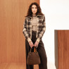 Women belt 44-1mc cafe velour lifestyle
