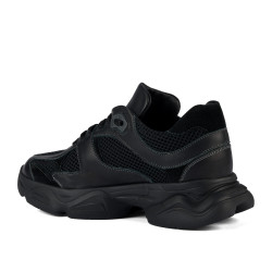 Women sport shoes 6102 black combined