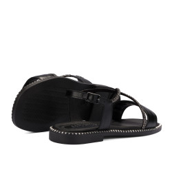 صندل نسائي 5127 أسود مركب