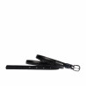 Women belt 45-1mc bicolored black+croco black
