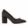 Women stylish, elegant shoes 1361 sand velour
