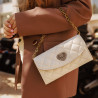 Women shoulder bag 048g panna safiano lifestyle