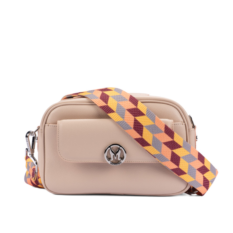 Women shoulder bag 014g 01 biz powder rose