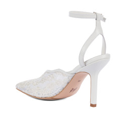 Women sandals 1370 white combined